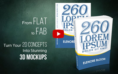 Turn Flat 2D to Life 3D Mockup- Tutorial