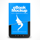 Free eReader with Book Mockup