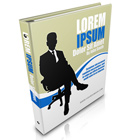 Thin Ring Binder Photoshop Action Mockup and Template