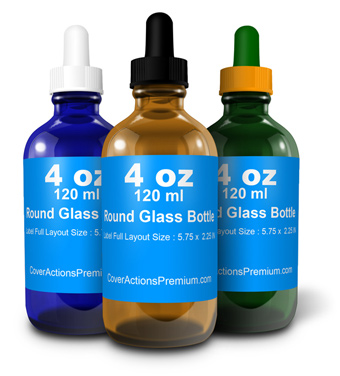 Download 1 Fl Oz Dropper Bottle Mock Up | Cover Actions Premium | Mockup PSD Template