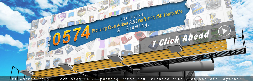 Cover Actions | Cover Actions Premium | Mockup PSD Template