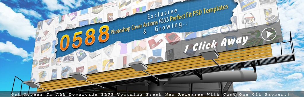 CoverActions | Cover Actions Premium | Mockup PSD Template