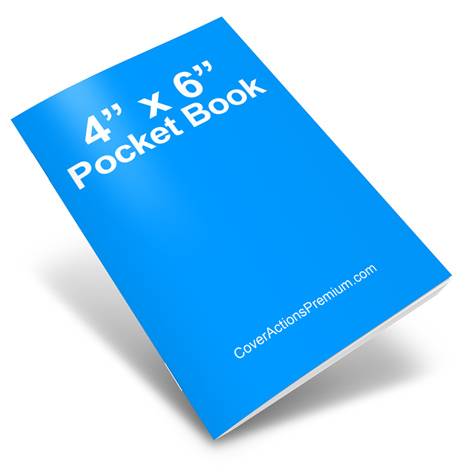 4x6 Paperback Book mockup