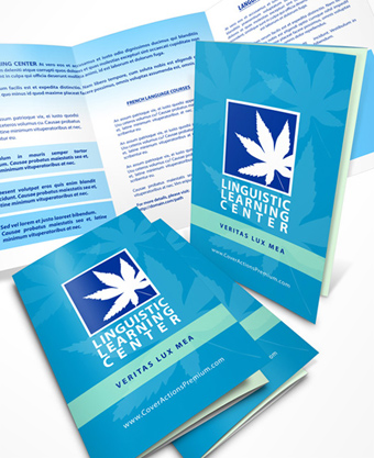 Tri Fold Brochure Mockup 16.5 x 8.5