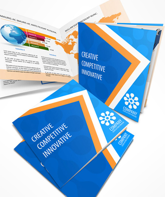 8 Page Square Booklet Mockup