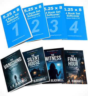 Four book Set Mockup- 5.25 x 8