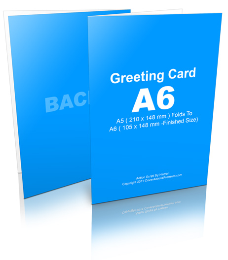 A6 GreetingCard Mockup