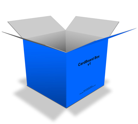 Cardboard Box Mockup