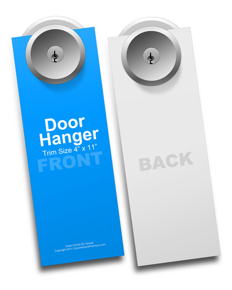 Door Knob Hanger Mockup