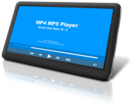 MP3 MP4 MP5 Player Mockup