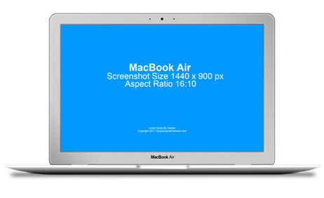 Apple Mac Book Air Mockup