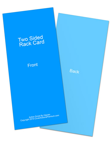 4 x 9 Rack Card Mockup