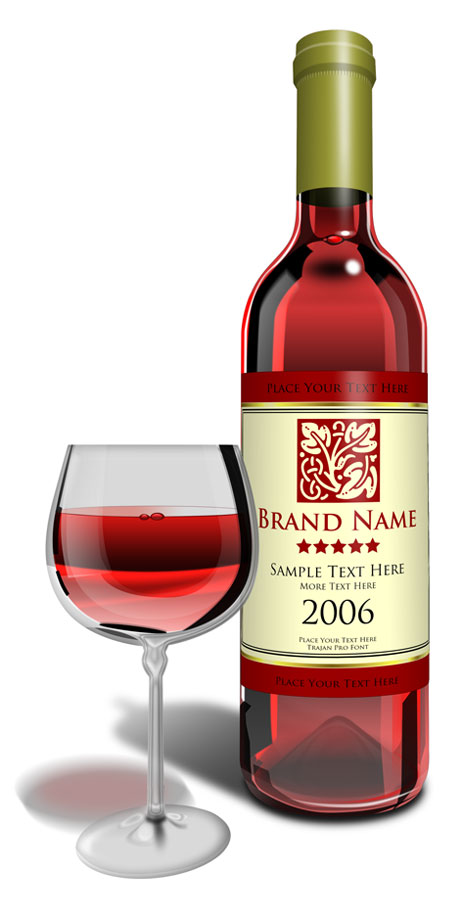 Wine Bottle Mock Up