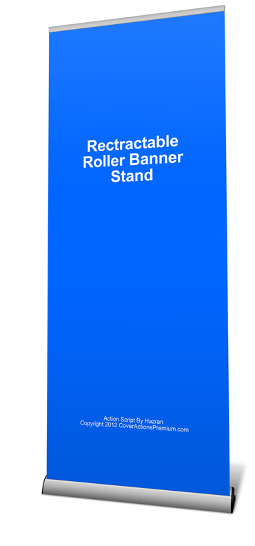 Roller Banner Stand mockup