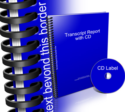 Comb Binder Report Book Mockup A4