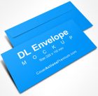 DL envelope mockup