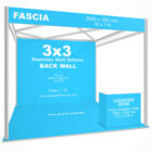 Seamless 3x3 Backwall Shell Scheme Booth Mockup