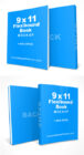 9x11 flexibound book mockup