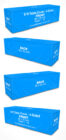 8 ft fitted table cover 4-sided mockup and template