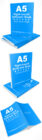 a5 right bound softcover book mockup