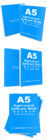A5 Right Bound Paperback Book Mockup -10mm Spine